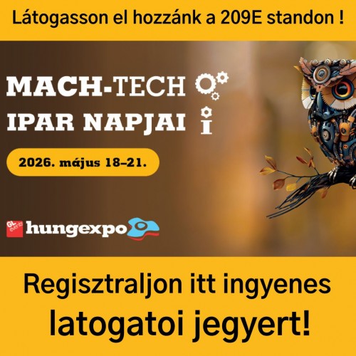 Regisztraljon itt ingyenes  latogatoi jegyert!